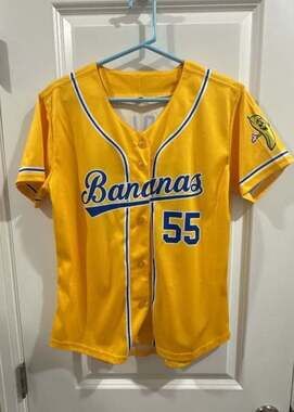 Savannah Bananas Tooley #55 Baseball Jersey